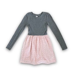 💙 EUC💙 GAP KIDS Ribbed Eyelet Dress